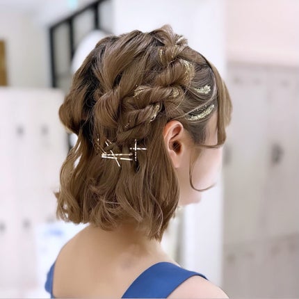 CHIHIRO/美容師/ヘアアレンジ on LIPS 「人気のお呼ばれヘア🩰🎀【保存】してカウンセリングでお使い下さい..」(6枚目)