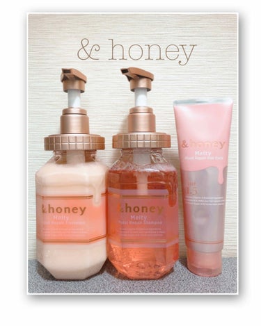 &honey Melty モイストリペア シャンプー1.0／モイストリペア ヘアトリートメント2.0/&honey/シャンプー・コンディショナーを使ったクチコミ（1枚目）