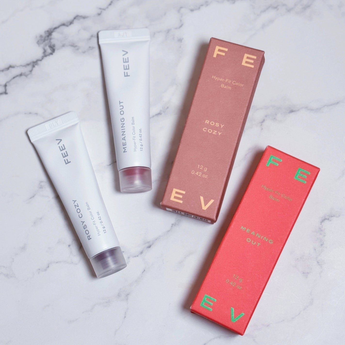 カラーバーム/FEEV/リップグロスを使ったクチコミ(4枚目)