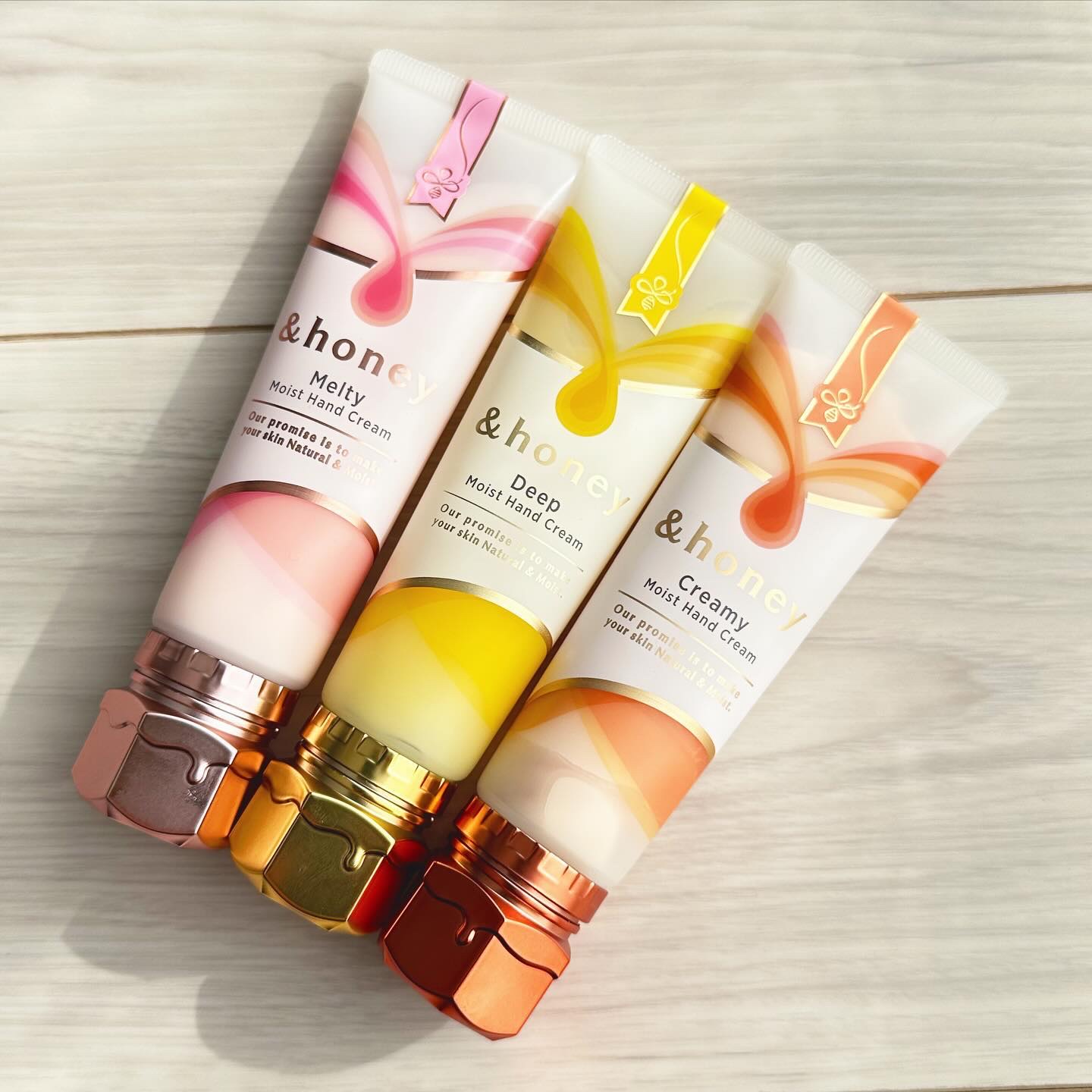 アンドハニー　クリーミーモイスト ハンドクリーム/&honey/ハンドクリームを使ったクチコミ（1枚目）