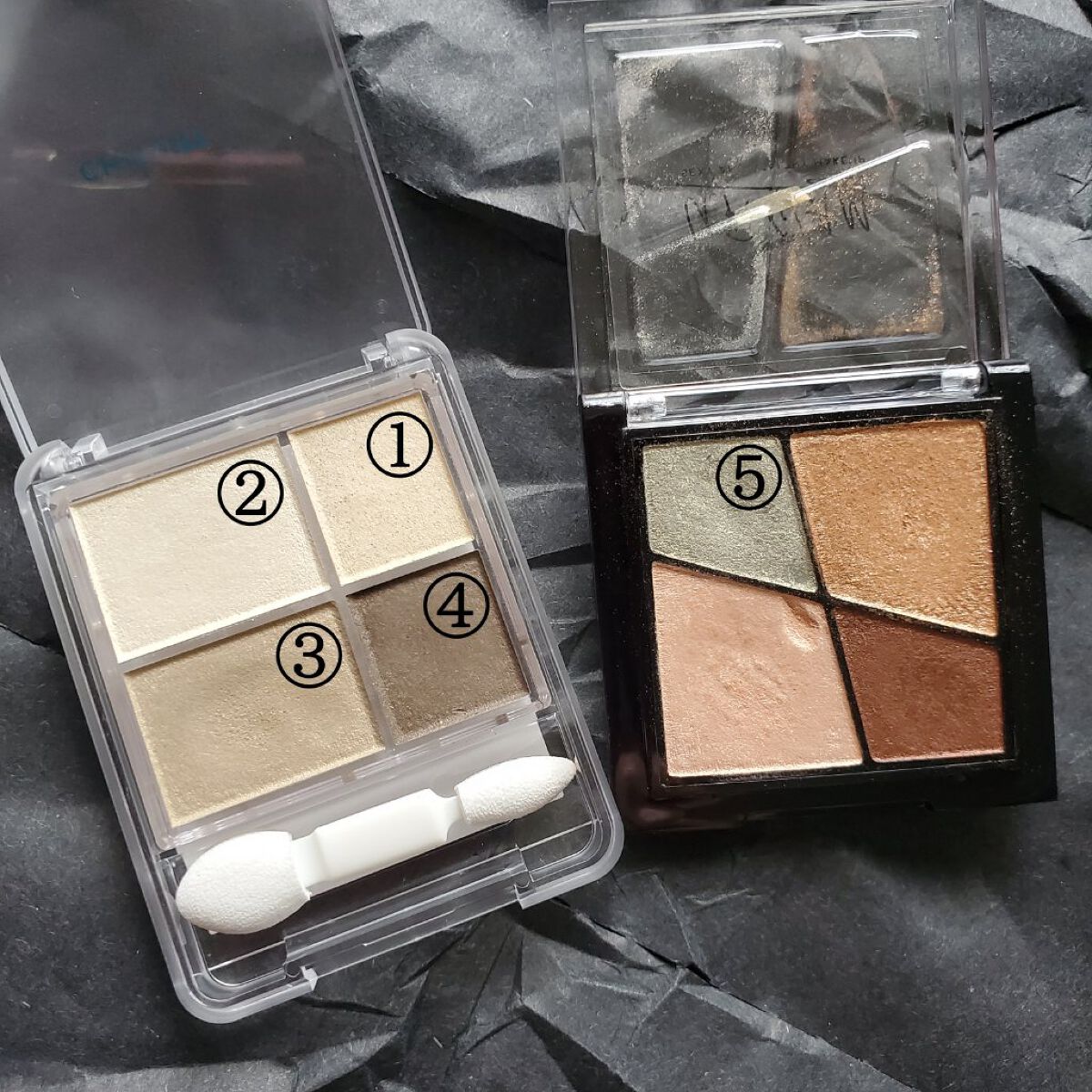 グラデーション アイシャドウ/ちふれ/アイシャドウパレットを使ったクチコミ（2枚目）