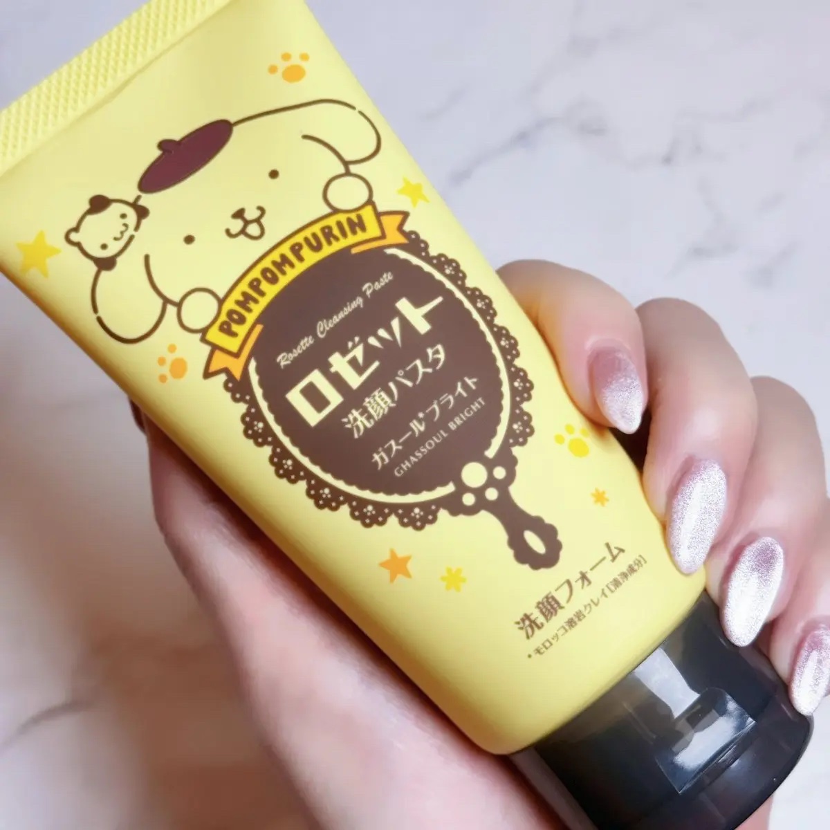 ロゼット洗顔パスタ ガスールブライト ポムポムプリンオリジナルデザイン（120g）/ロゼット/洗顔フォームを使ったクチコミ（1枚目）