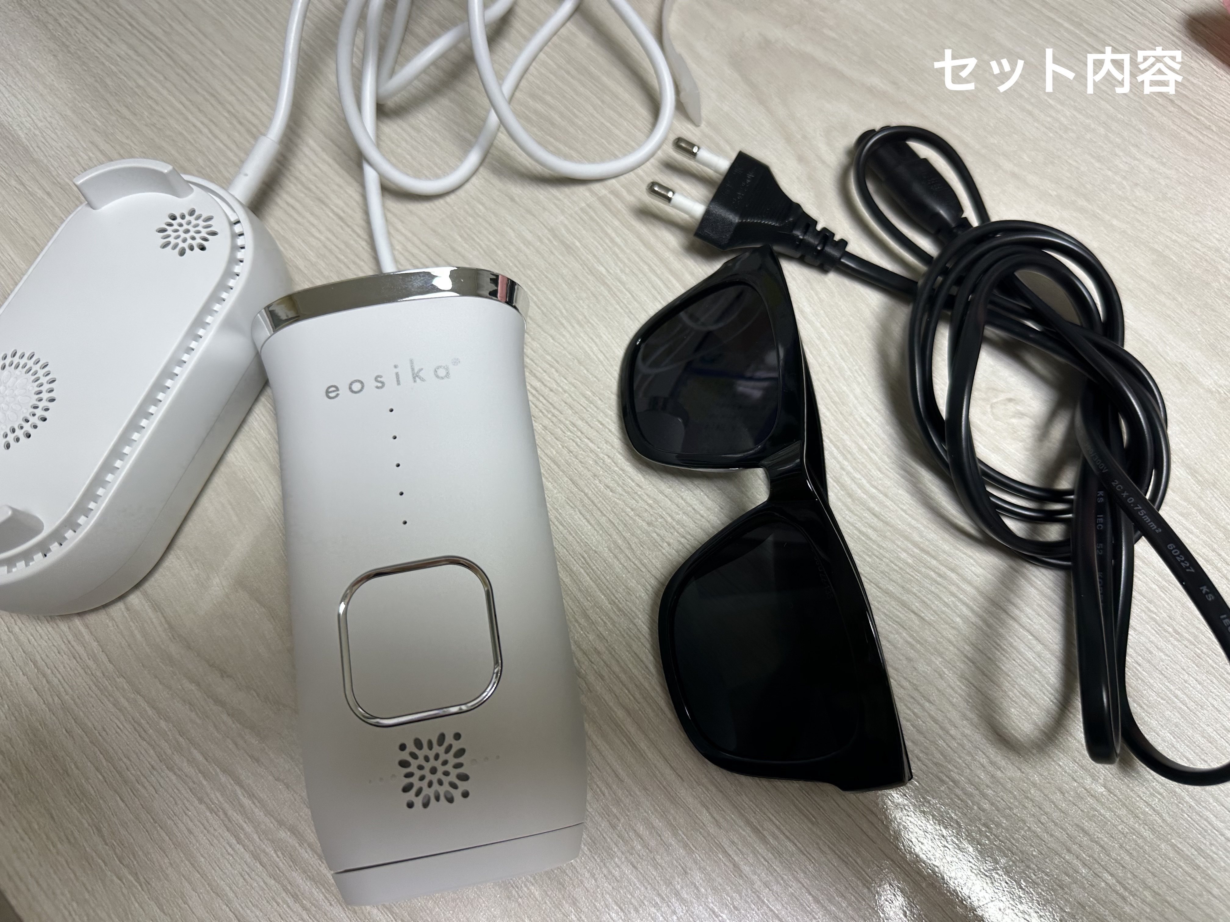 SIPL-1000C 家庭用光美容器/eosika/家庭用脱毛器を使ったクチコミ（2枚目）