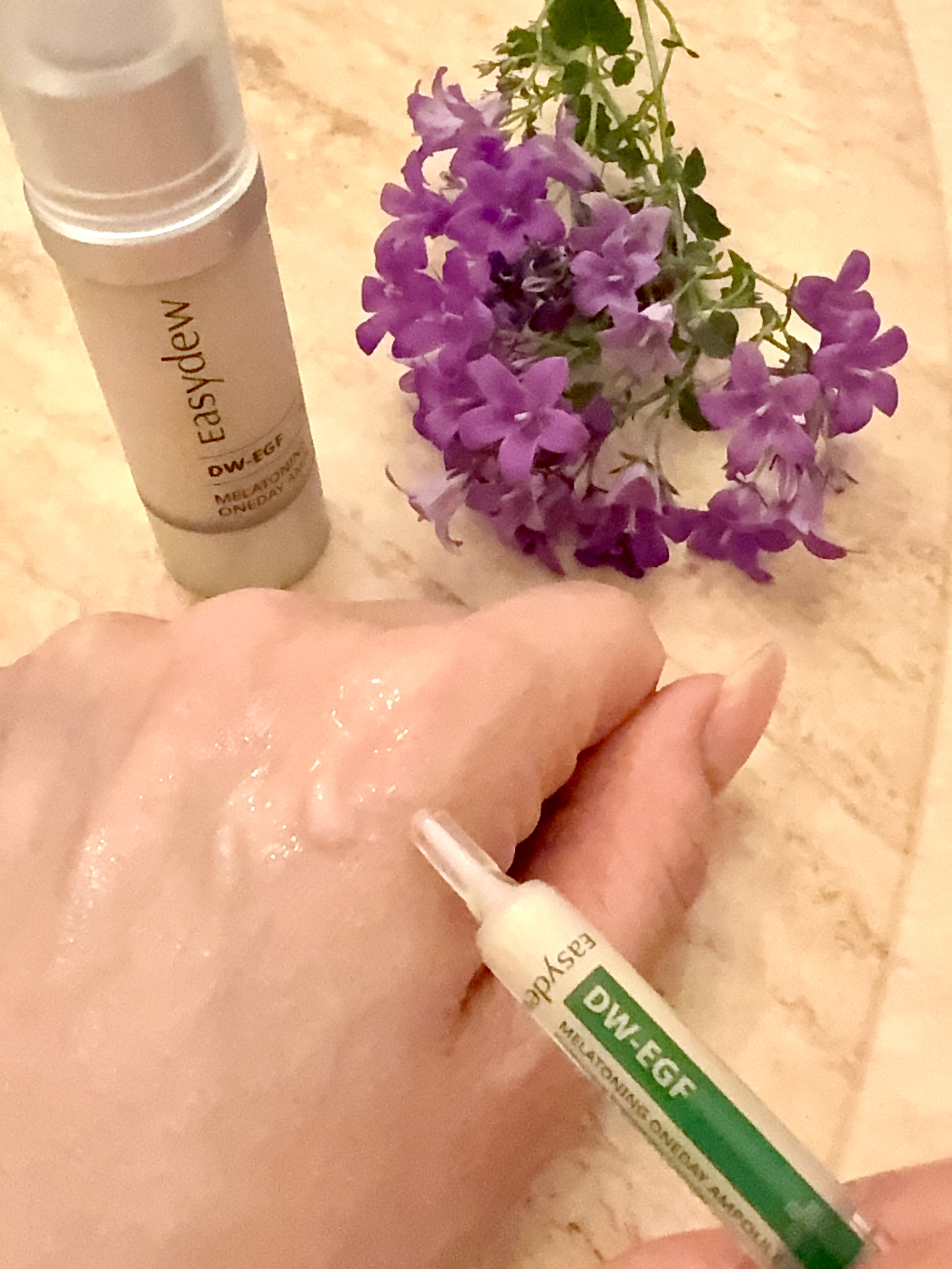 メラトーニングアンプル/Easydew/美容液を使ったクチコミ（1枚目）