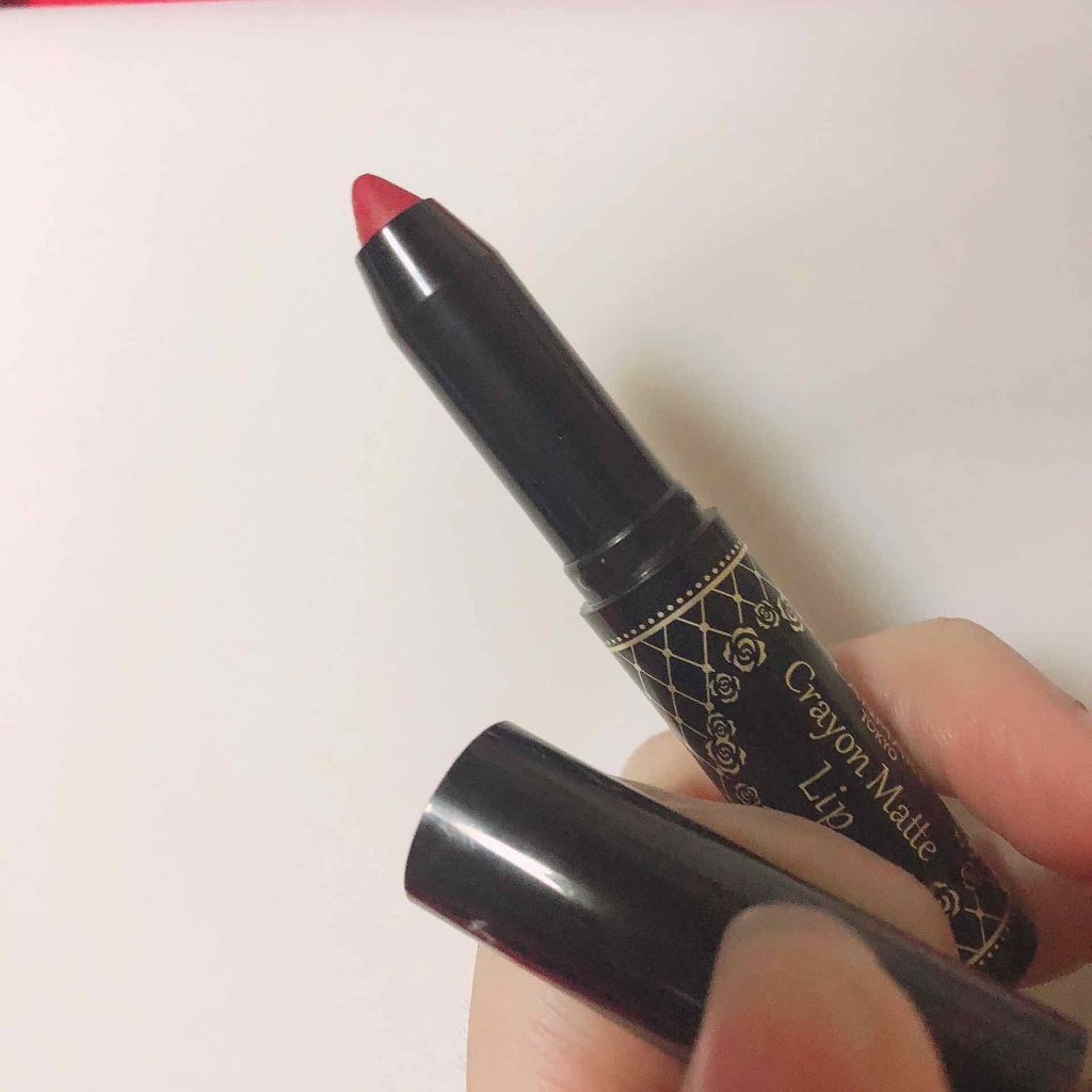 クレヨンマットリップ/キャンメイク/口紅を使ったクチコミ（2枚目）