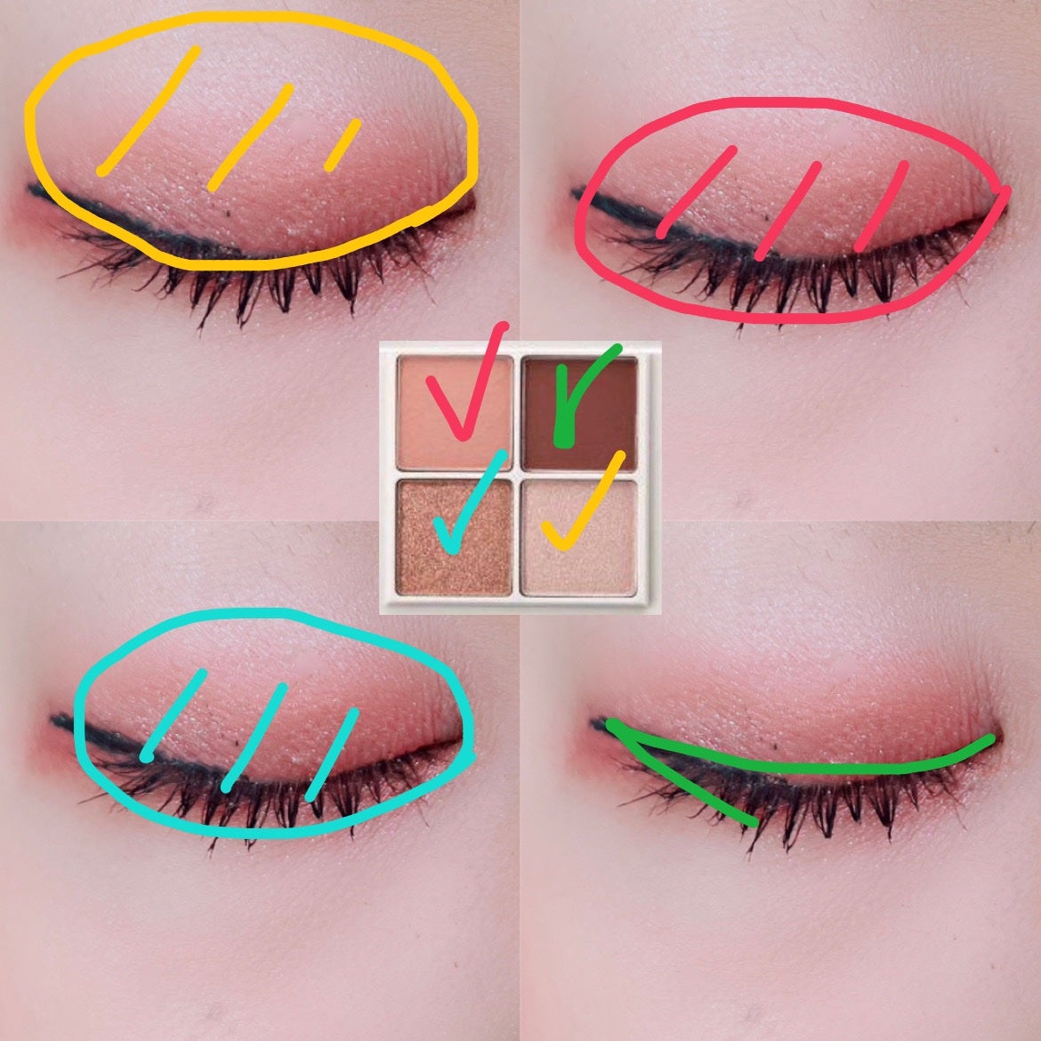 THE アイパレR/b idol/アイシャドウパレットを使ったクチコミ(2枚目)