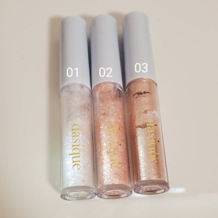 スターリット リキッドグリッター/dasique/メイクアップを使ったクチコミ(2枚目)