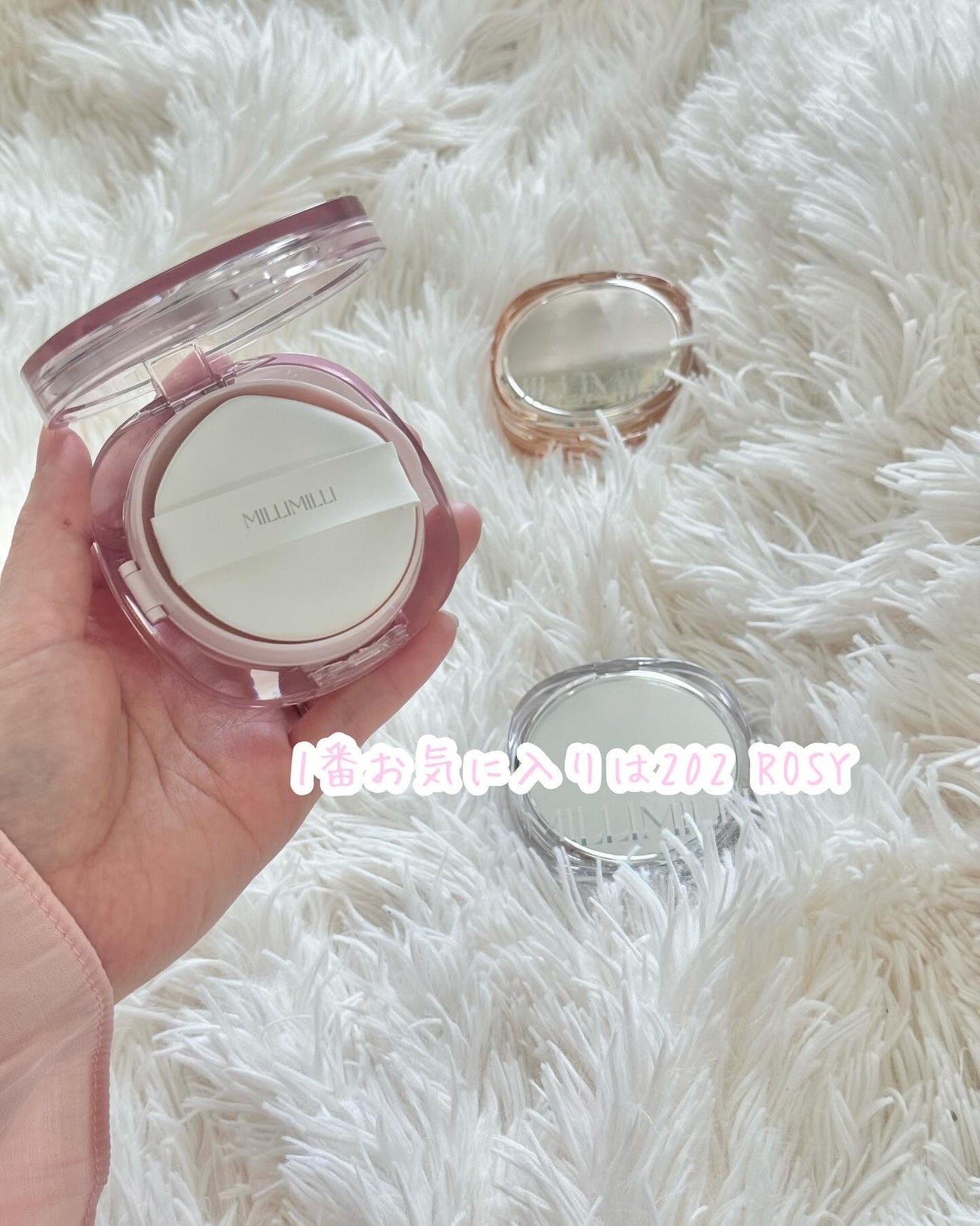 ツートンクッション/MILLIMILLI/クッションファンデーションを使ったクチコミ(5枚目)