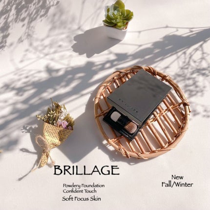 コンフィデントタッチ ソフトフォーカススキン/ブリリアージュ/パウダーファンデーションを使ったクチコミ(1枚目)