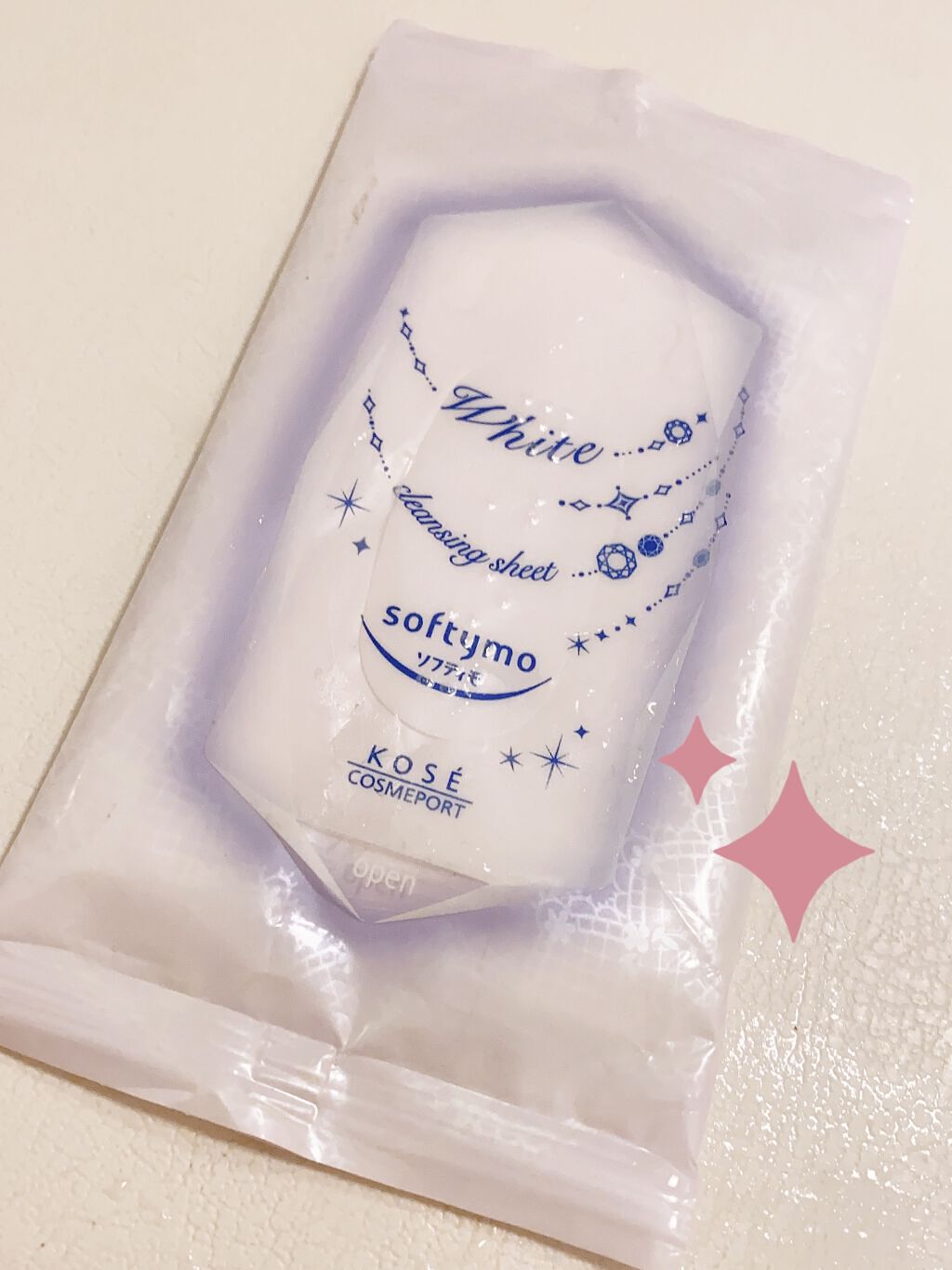 ソフティモ メイク落としシート(ホワイト) 12枚入/ソフティモ/クレンジングシートを使ったクチコミ（1枚目）