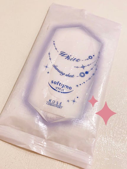 ソフティモ メイク落としシート(ホワイト)/ソフティモ/クレンジングシートを使ったクチコミ(1枚目)