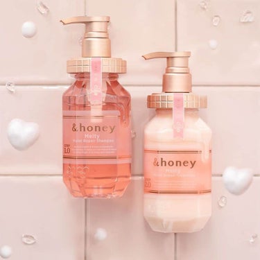 &honey Melty モイストリペア シャンプー1.0／モイストリペア ヘアトリートメント2.0 ヘアトリートメント本体445g/&honey/シャンプー・コンディショナーを使ったクチコミ（1枚目）