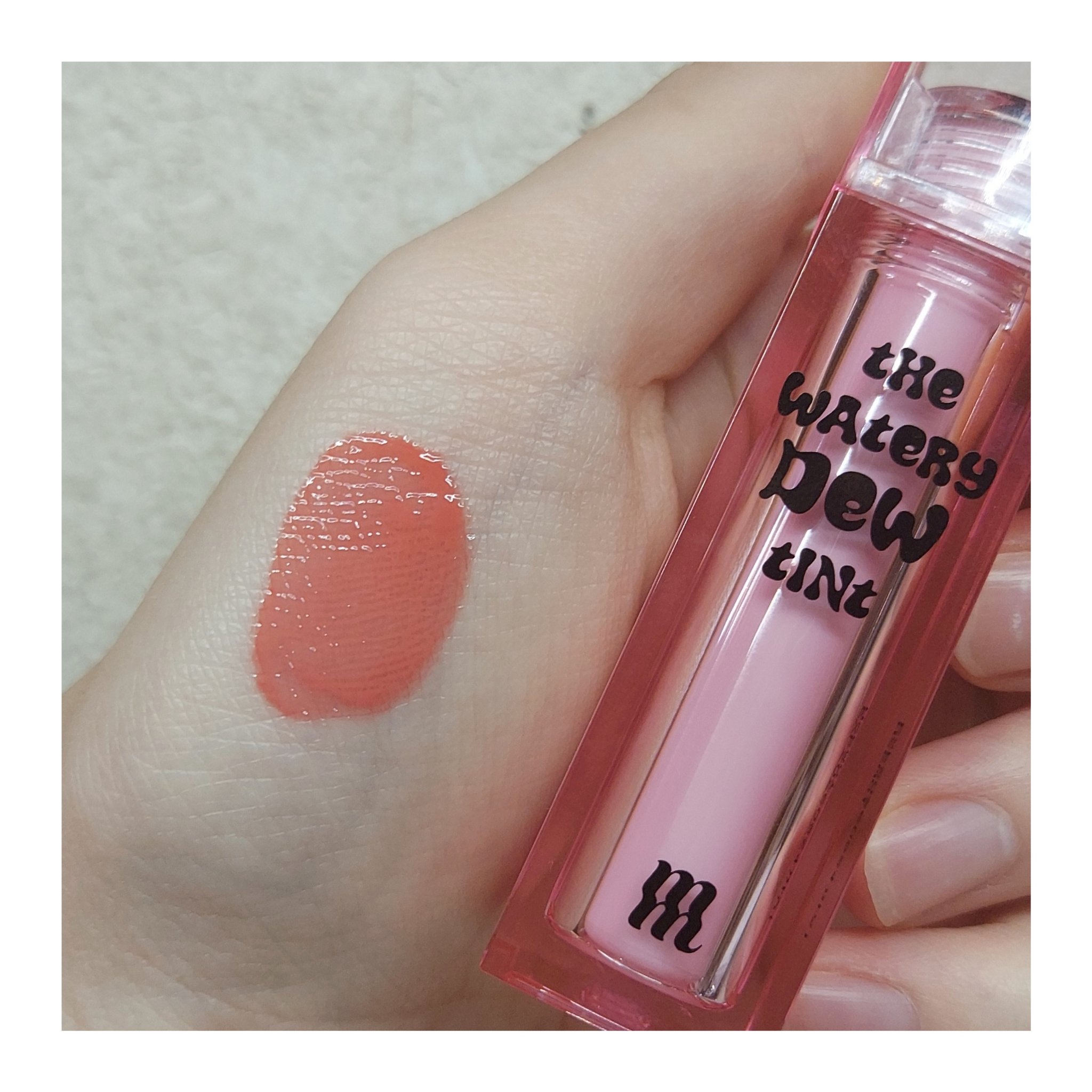 ザ ウォータリーデューティント/MERZY/リップティントを使ったクチコミ（2枚目）
