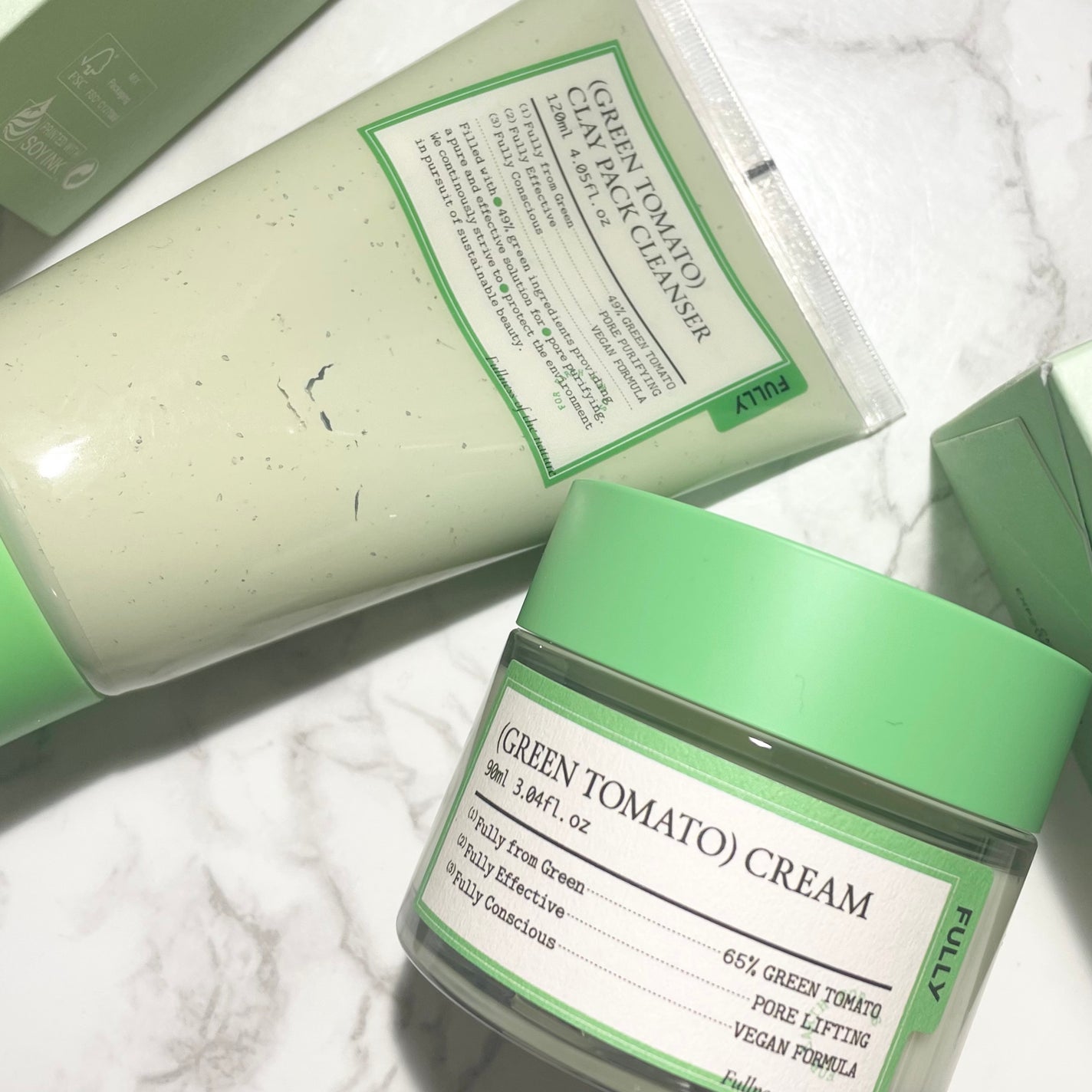 グリーントマトクレイマスククレンザー/FULLY/洗い流すパック・マスクを使ったクチコミ(4枚目)