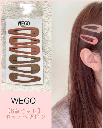 【6点セット】セットヘアピン/WEGO/ヘアアクセサリーを使ったクチコミ(1枚目)