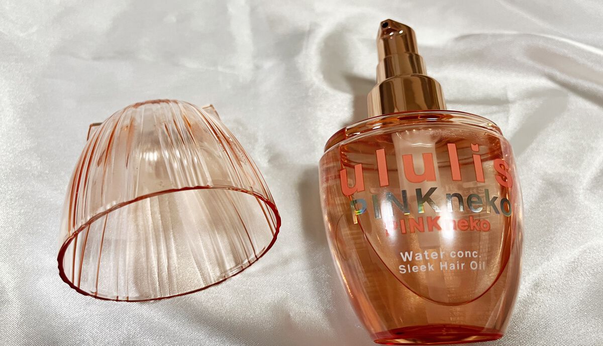 ウルリス ピンクネコ ウォーターコンク スリーク ヘアオイル/ululis/ヘアオイルを使ったクチコミ(3枚目)