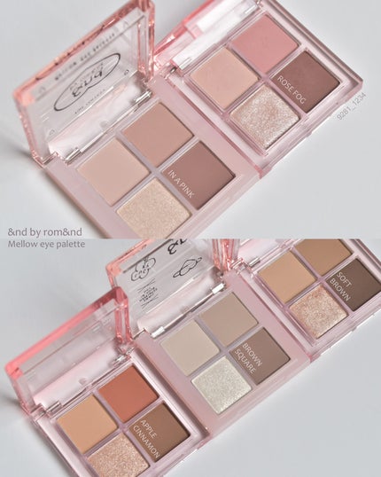 アンドバイロムアンド メロウアイパレット/&nd by rom&nd/アイシャドウパレットを使ったクチコミ(6枚目)