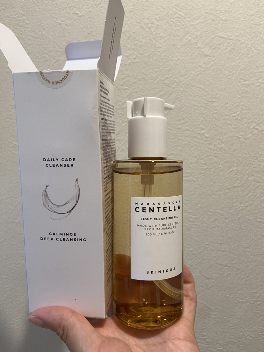 センテラ ライトクレンジングオイル/SKIN1004/オイルクレンジングを使ったクチコミ（2枚目）