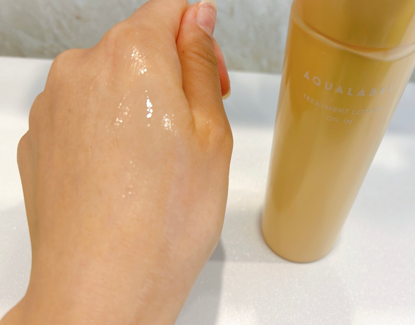 トリートメントミルク (オイルイン) とてもしっとり/アクアレーベル/乳液を使ったクチコミ(5枚目)