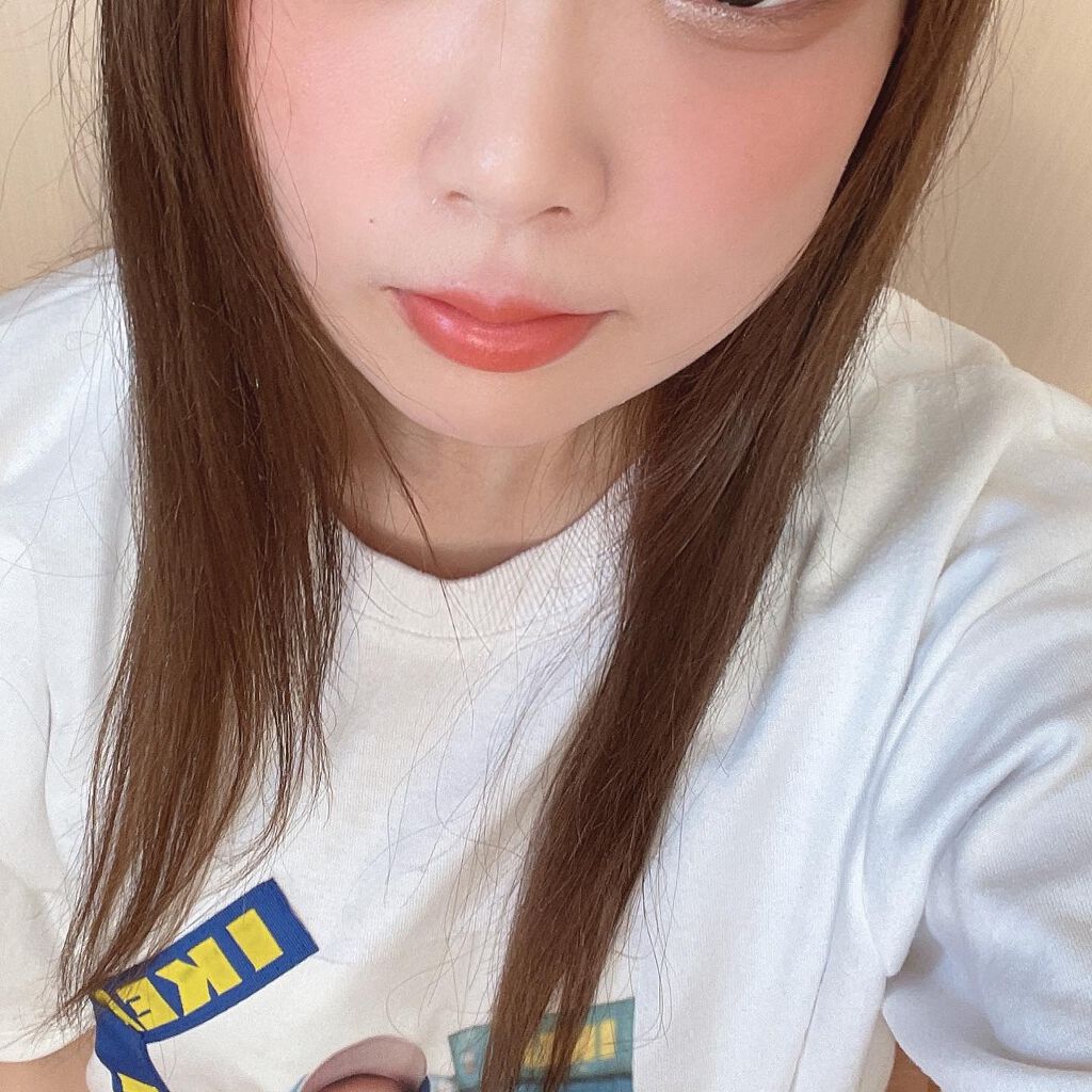 シアーグロウスティック チークカラー 01 ヌードオレンジ/ミゼルエディ/ジェル・クリームチークを使ったクチコミ（3枚目）