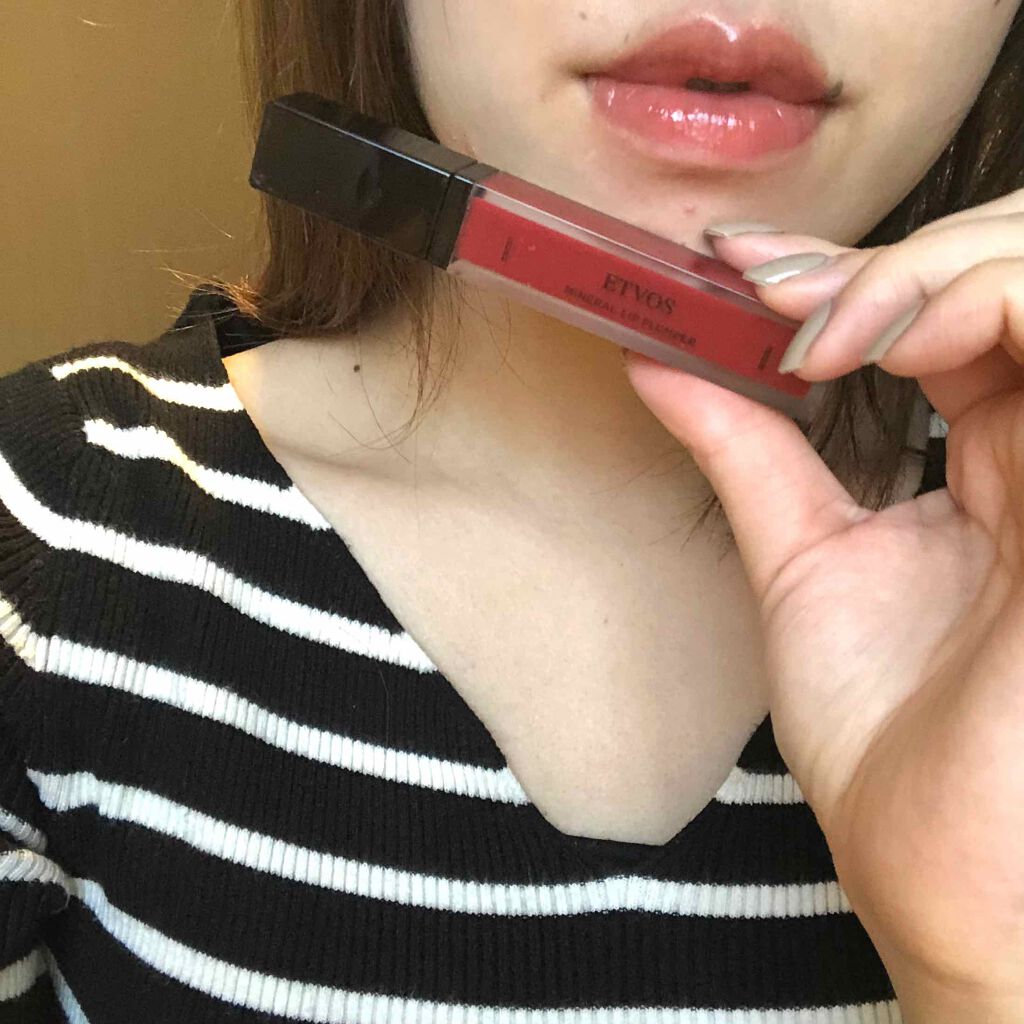 ミネラルリッププランパー フレッシュレッド/エトヴォス/リッププランパーを使ったクチコミ（1枚目）