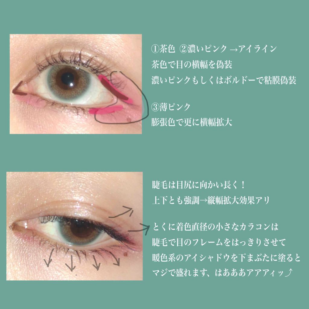 きちおさん on LIPS 「直径の小さなカラコンで目を大きく見せる裏技はいこんばんは、ごき..」(2枚目)