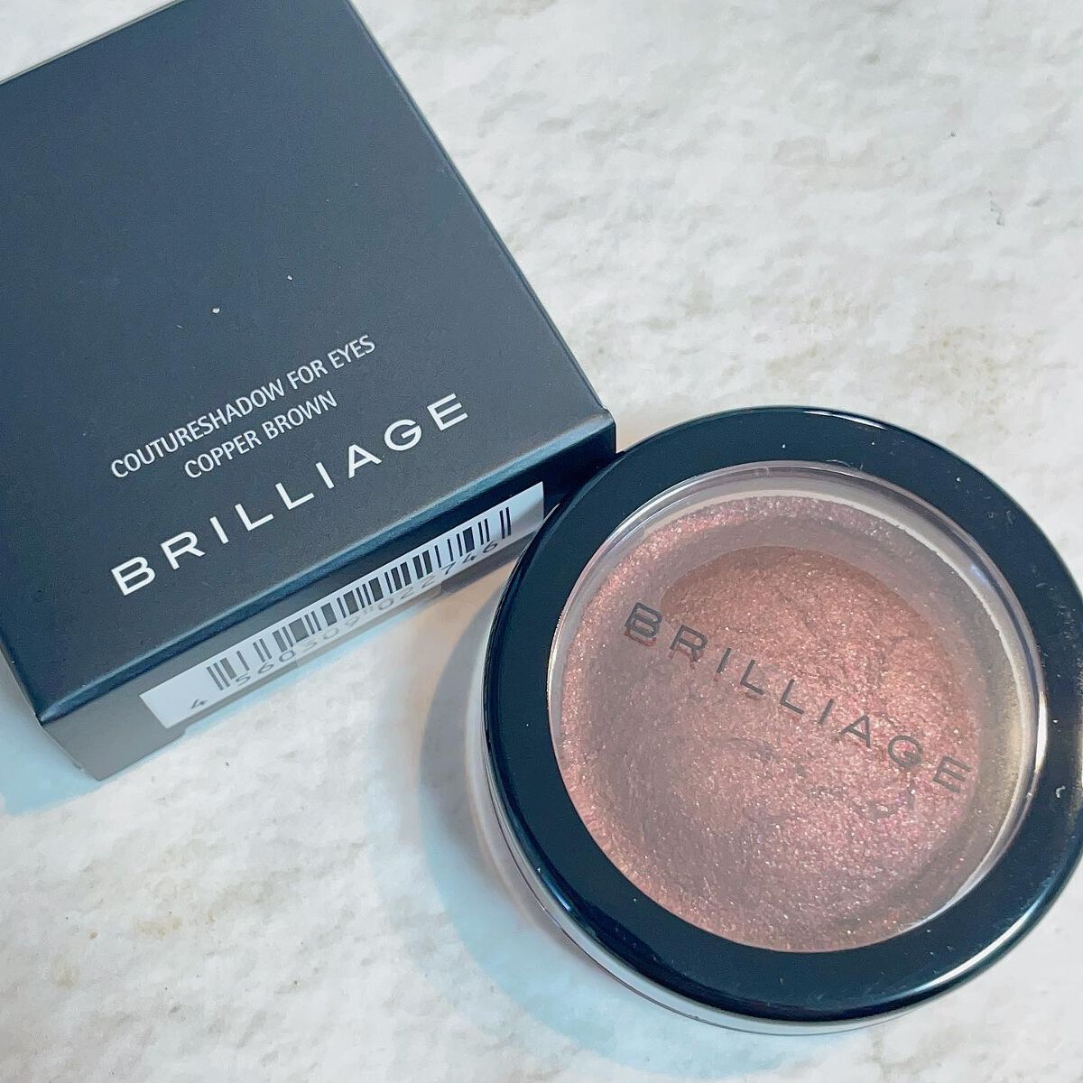 クチュールシャドーフォーアイズ コッパーブラウン/ブリリアージュ/ジェル・クリームアイシャドウを使ったクチコミ（2枚目）