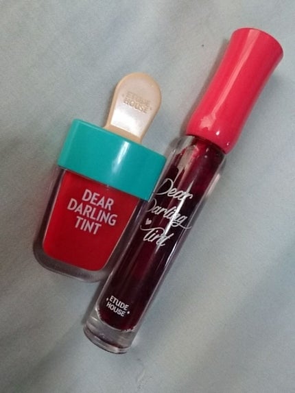 ディアダーリン ウォータージェルティント (アイスティント)/ETUDE/口紅を使ったクチコミ(1枚目)