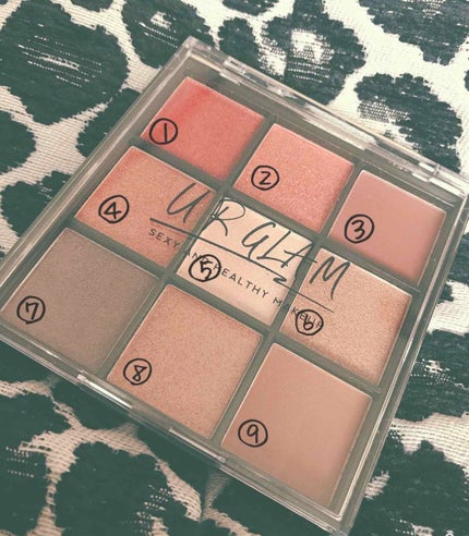 UR GLAM BLOOMING EYE COLOR PALETTE/U R GLAM/アイシャドウパレットを使ったクチコミ(2枚目)