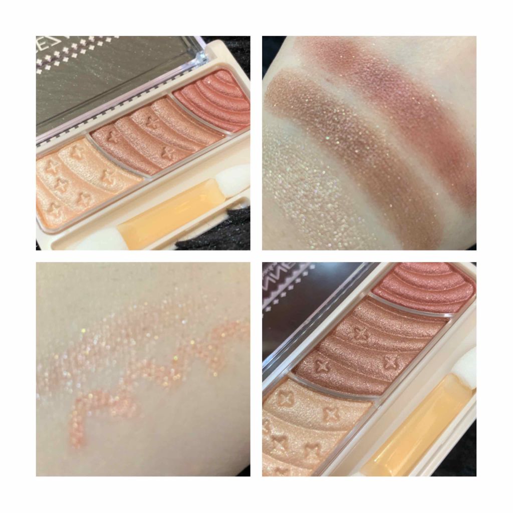 トーンアップアイシャドウ/CEZANNE/アイシャドウパレットを使ったクチコミ(2枚目)