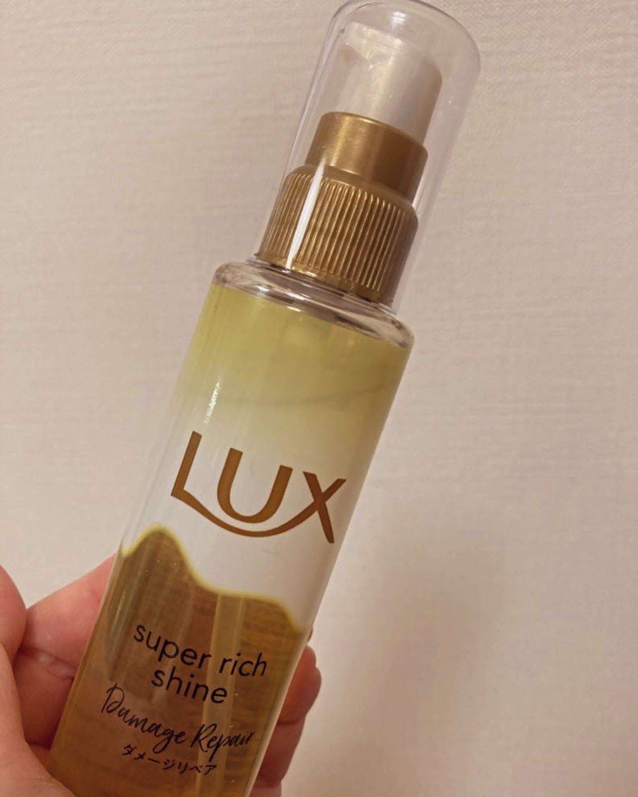 スーパーリッチシャイン ダメージリペア とろとろ補修ヘアオイル/LUX/ヘアオイルを使ったクチコミ(1枚目)