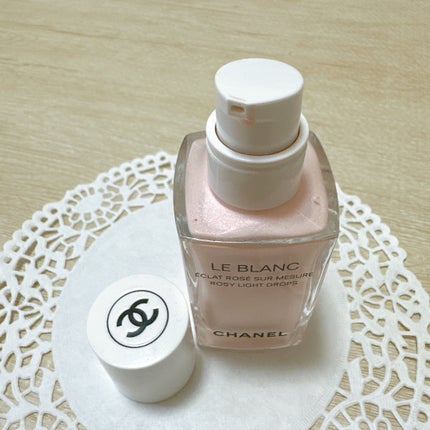 ル ブラン ロージー ドロップス/CHANEL/リキッドハイライトを使ったクチコミ(4枚目)