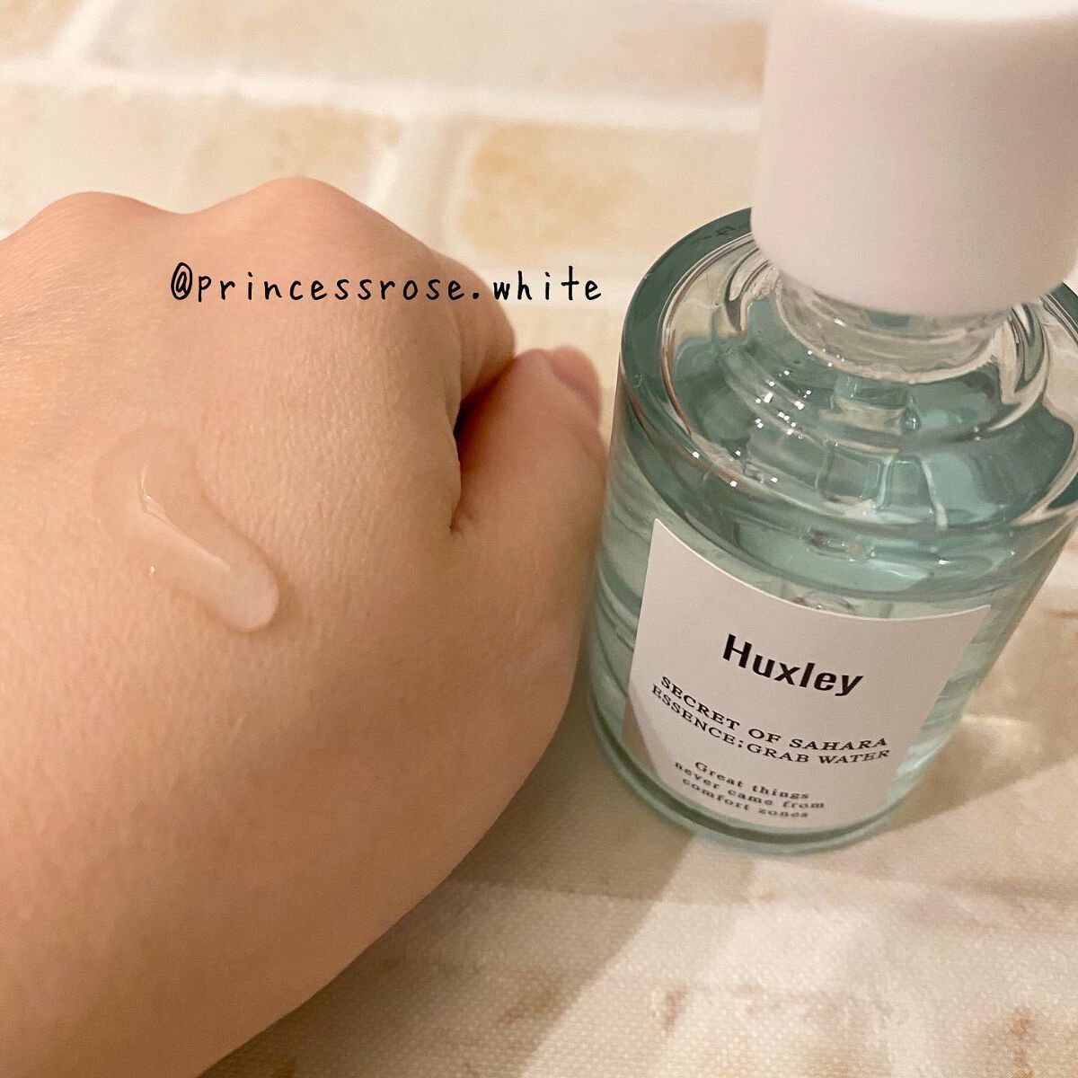 鈴蘭のクチコミ「.
@huxley_japan 様の
#エッセンスグラブウォーター の紹介❤️.
.
<データ.....」（3枚目）