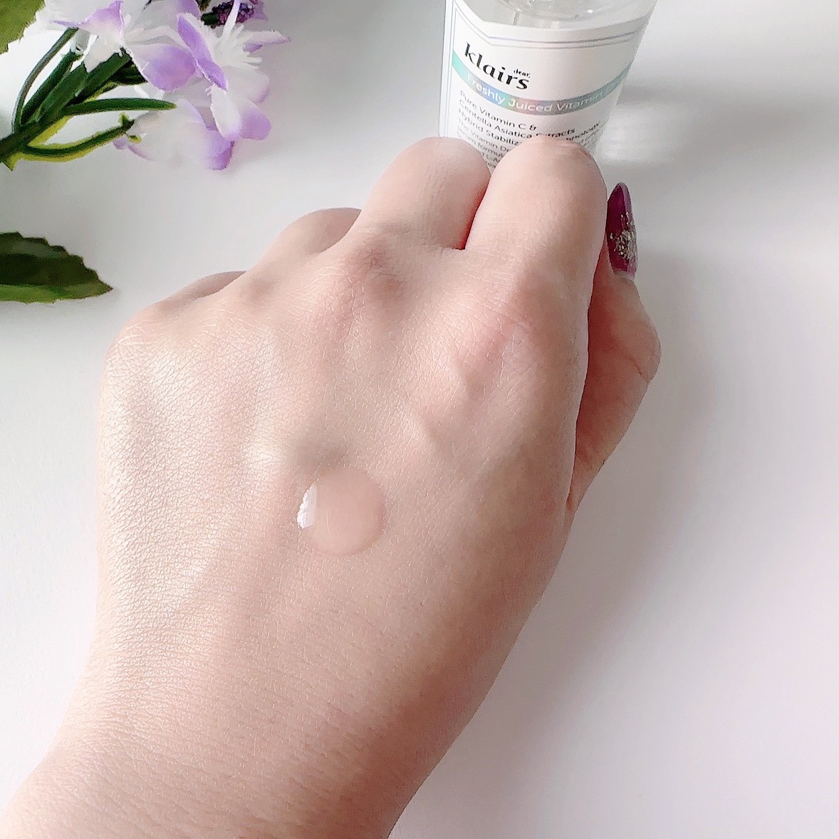 フレッシュリージュースドビタミンドロップ(35ml)/Klairs/美容液を使ったクチコミ（3枚目）