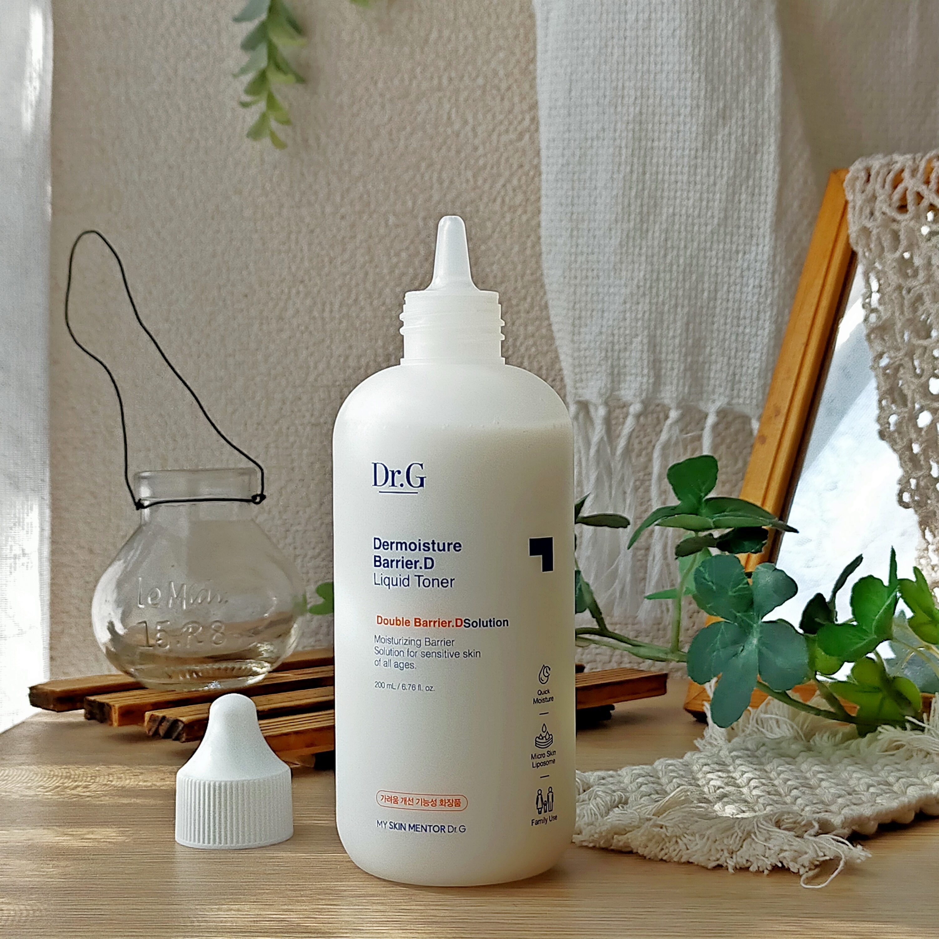 ザモイスチャーバリアDリキッドトナー/Dr.G/化粧水を使ったクチコミ（1枚目）