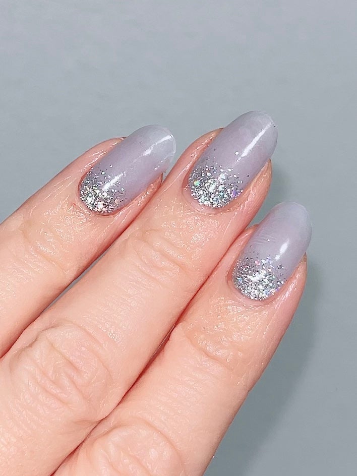 セミキュアジェルネイル(ハンド)/ohora/ネイルシールを使ったクチコミ(4枚目)