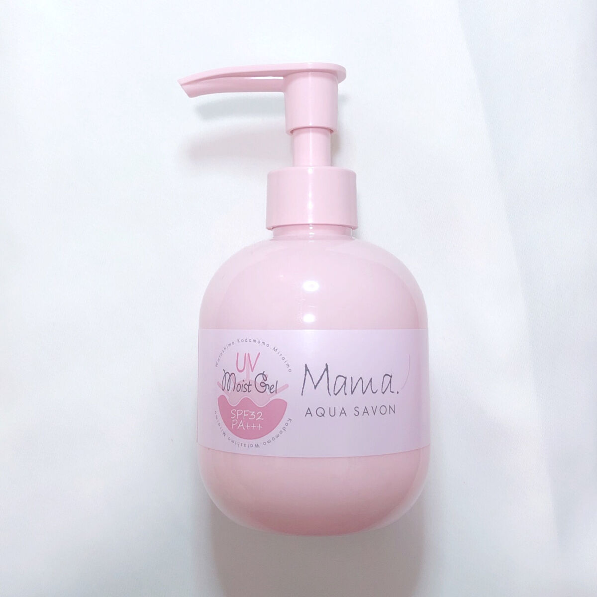 ママアクアシャボン UVモイストジェル FAW 20S/アクアシャボン/日焼け止めジェルを使ったクチコミ（3枚目）