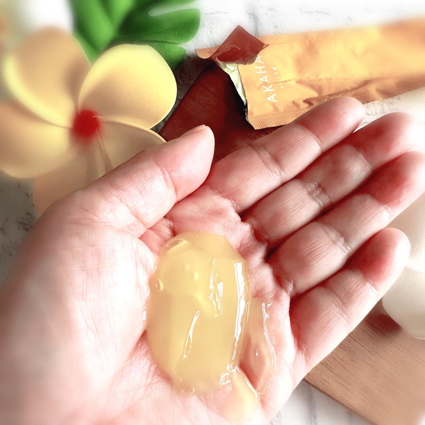 スパークリングセラムパック【YELLOW】/AKAHA/シートマスク・パックを使ったクチコミ（2枚目）