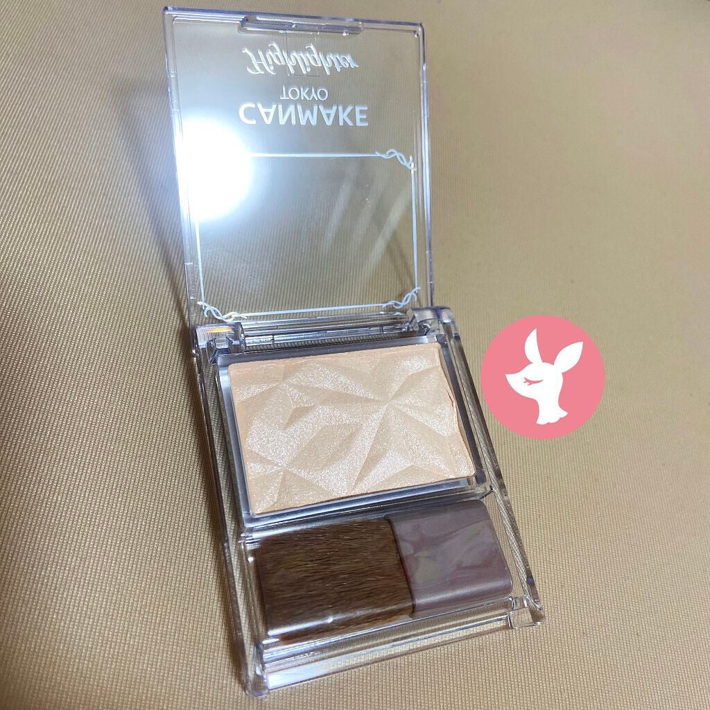 ハイライター/キャンメイク/パウダーハイライトを使ったクチコミ(6枚目)