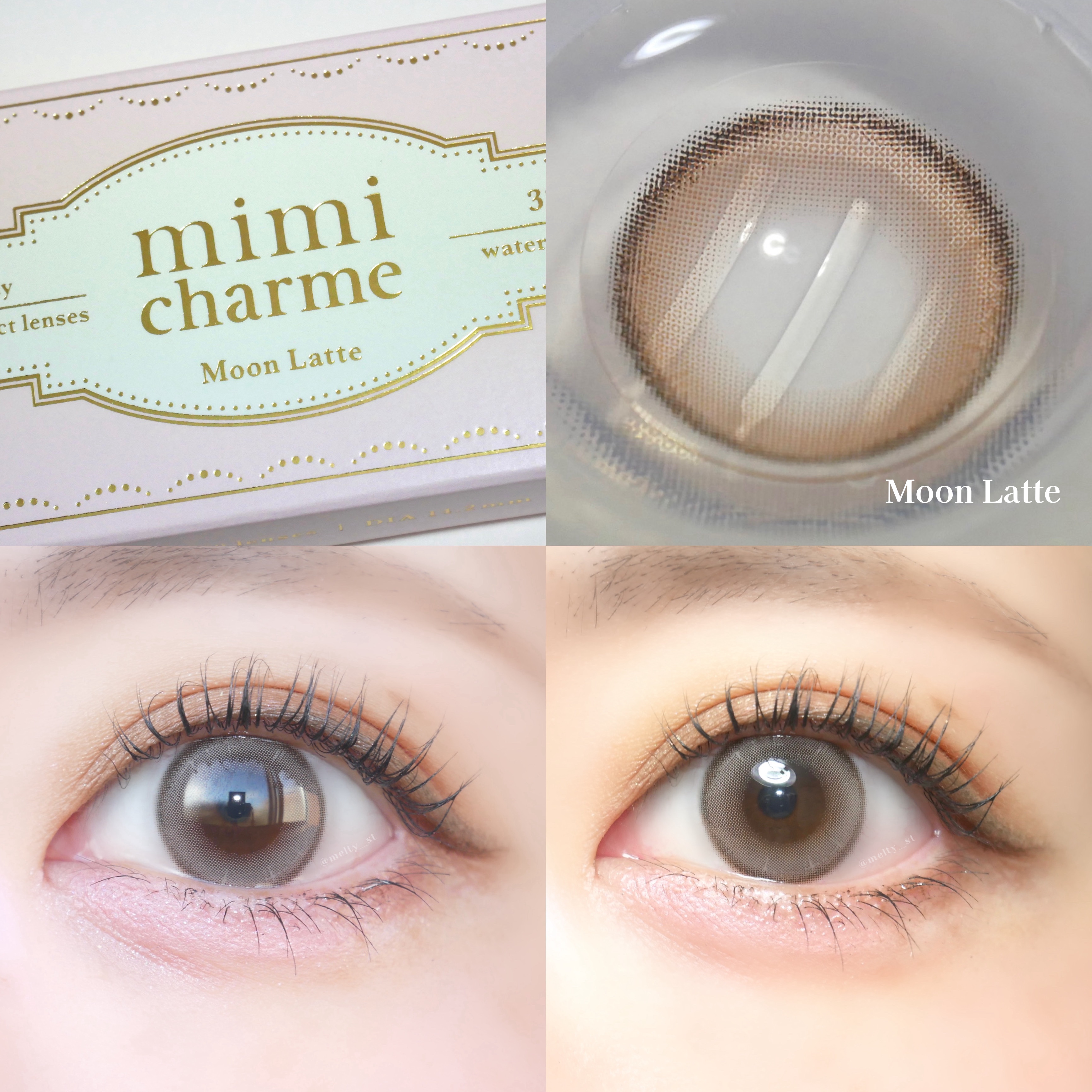 mimi charme 1day/mimi charme/ワンデー（１DAY）カラコンを使ったクチコミ（1枚目）