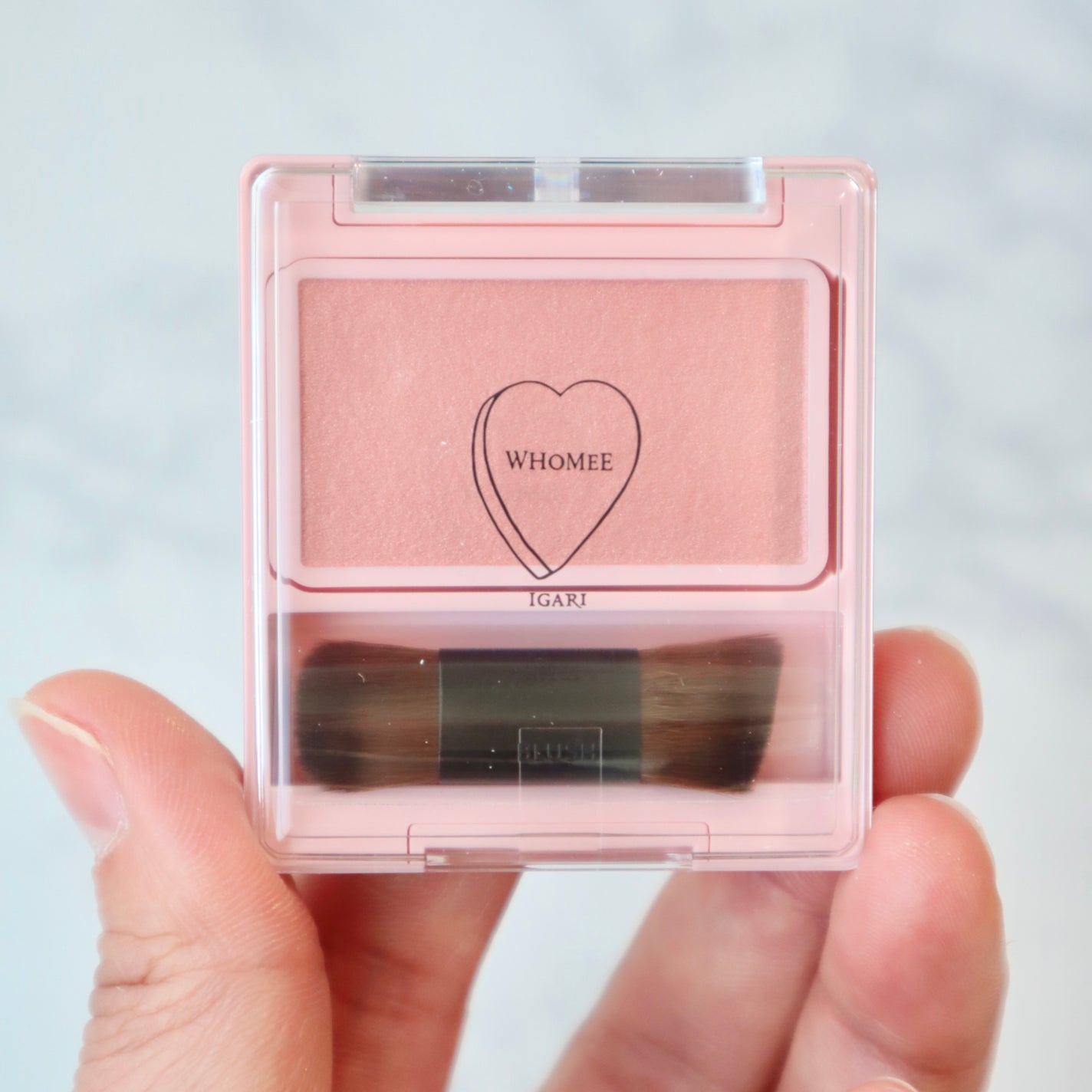 フーミー シングルブラッシュ/WHOMEE/パウダーチークを使ったクチコミ(1枚目)