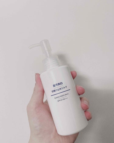 薬用美白 日焼け止めミルク SPF31 PA+++/無印良品/日焼け止め・UVケアを使ったクチコミ（1枚目）