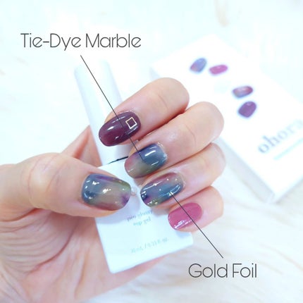 セミキュアジェルネイル(ハンド)/ohora/ネイルシールを使ったクチコミ(1枚目)