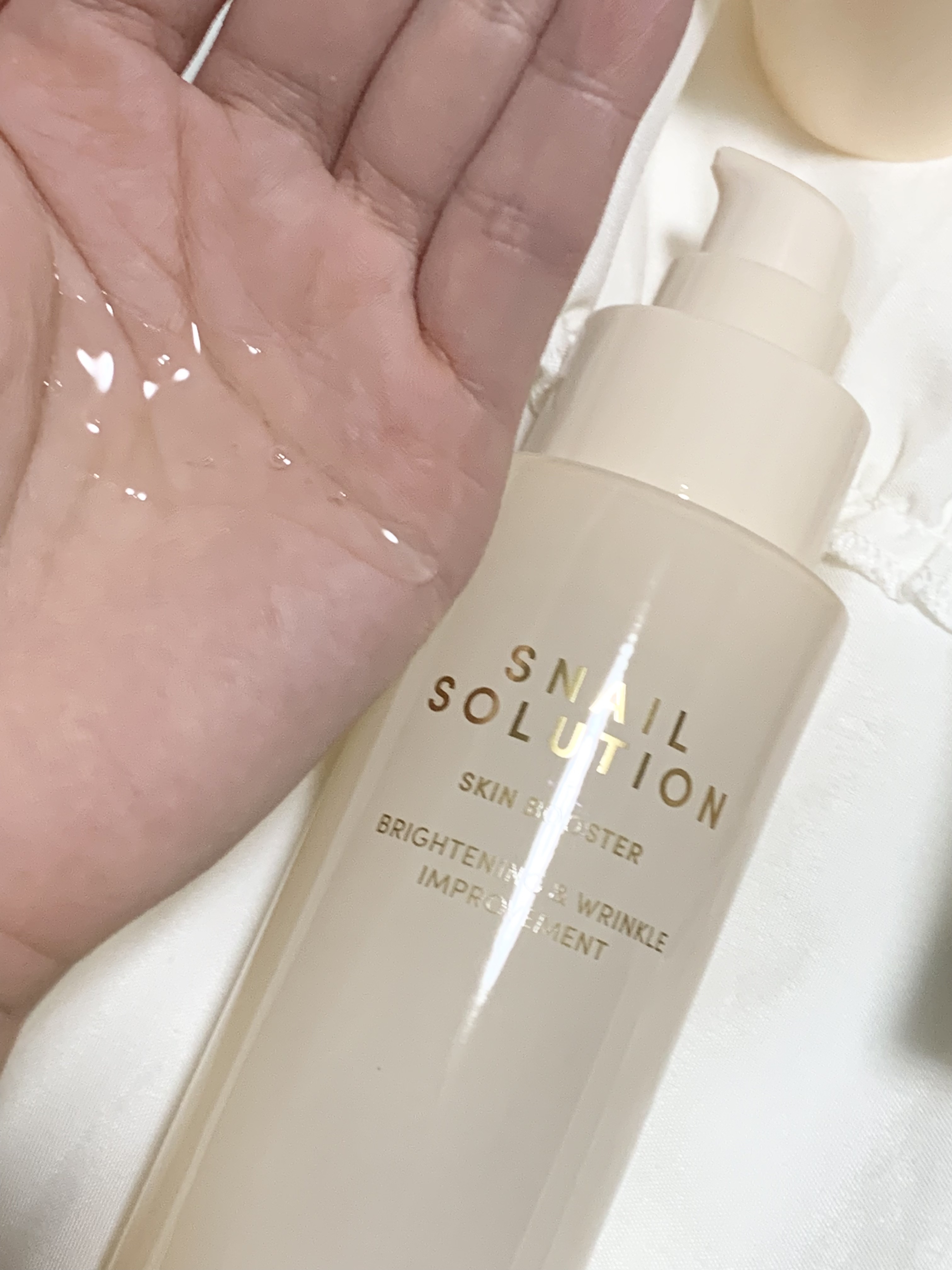 スネイルソリューションクリーム/ネイチャーリパブリック/フェイスクリームを使ったクチコミ（2枚目）