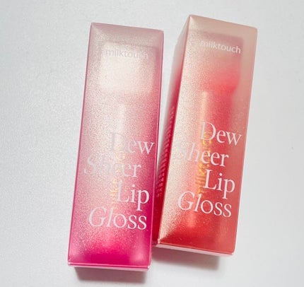 デューステインシアーリップグロス/Milk Touch/リップグロスを使ったクチコミ(2枚目)