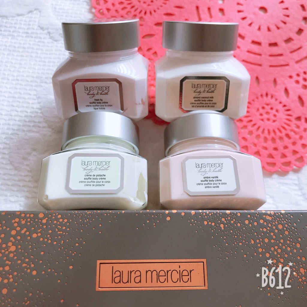 リュクス インダルジェンス スフレ ボディ クリーム コレクション/ローラ メルシエ/スキンケアキットを使ったクチコミ（1枚目）