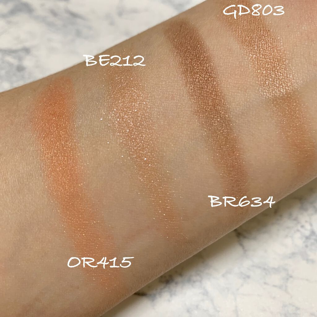 ドラマティックアイカラー (パウダー)/(クリーム) BR634 モカトリュフ/マキアージュ/アイシャドウパレットを使ったクチコミ（3枚目）