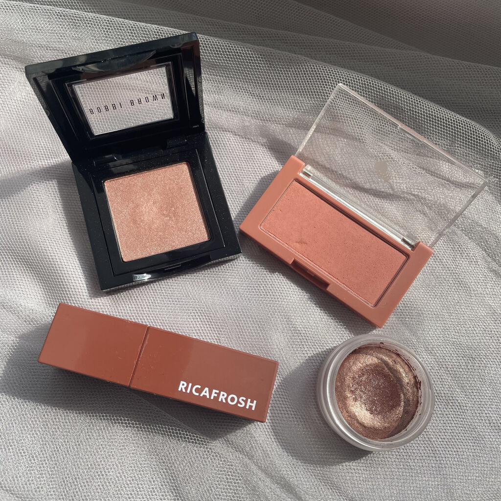 シマー ウォッシュ アイシャドウ 08 ローズゴールド/BOBBI BROWN/単色アイシャドウを使ったクチコミ（3枚目）