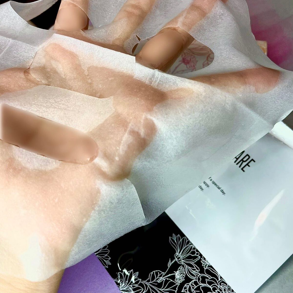 D-リンクルケアマスク 5枚入り/D-RAY/シートマスク・パックを使ったクチコミ（3枚目）