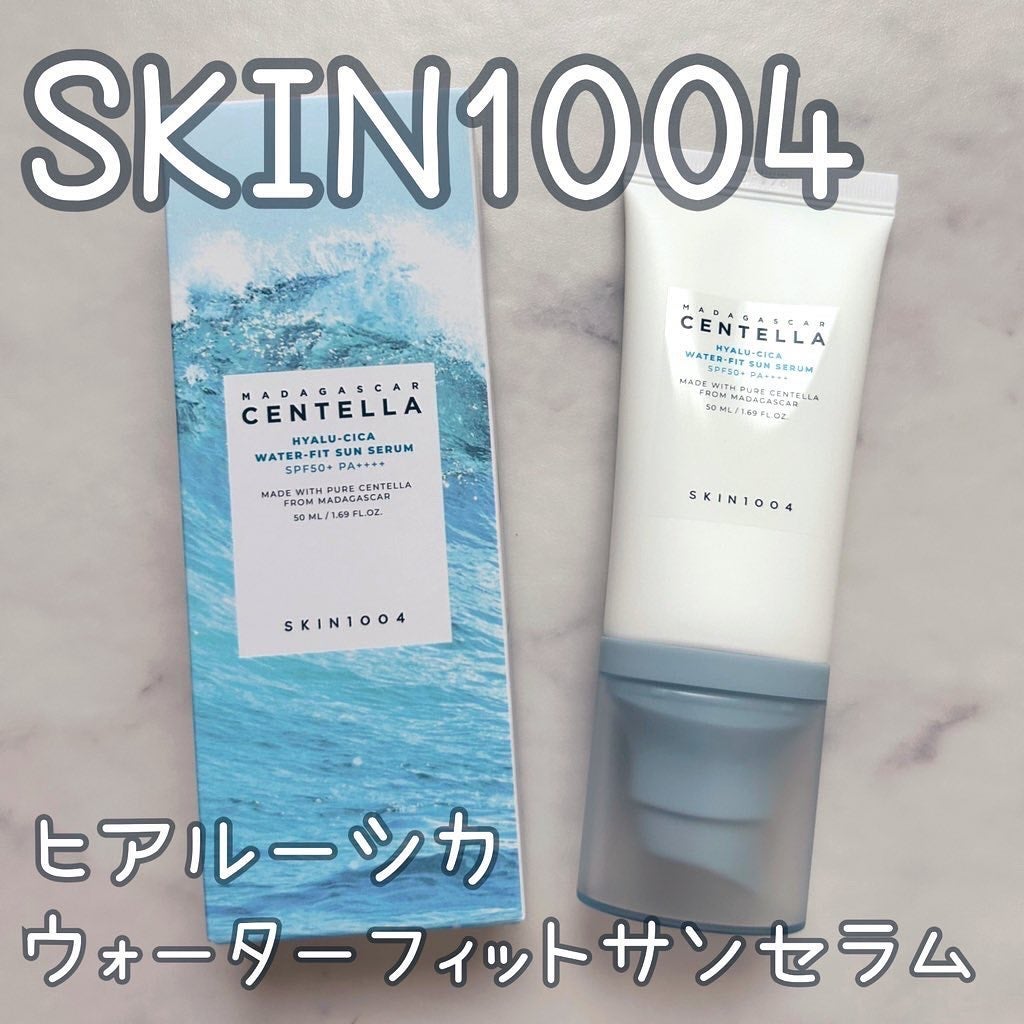 ヒアルーシカ ウォーターフィット サンセラム/SKIN1004/日焼け止めローションを使ったクチコミ(1枚目)